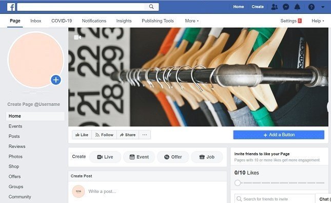 fb sayfa magaza olusturma