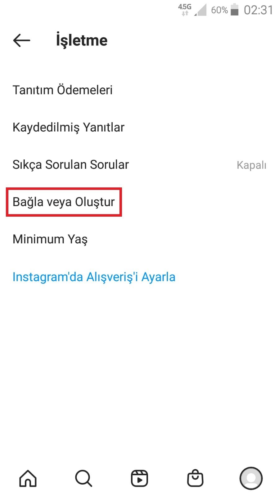 instagram isletme hesabi olusturma 8